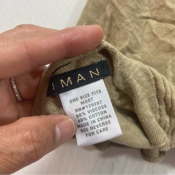 IMÁN Scarf Wrap Cotton Jersey Shirt Fabric OS Women’s Shawl - Picture 7 of 11